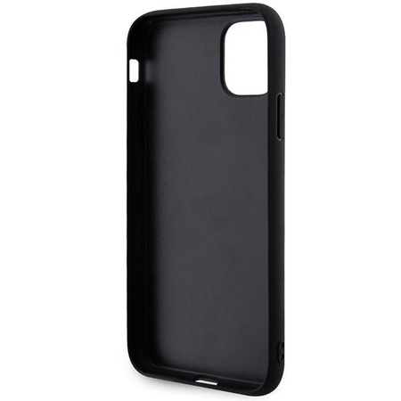 Karl Lagerfeld Monogramm 3D-Muster - iPhone 11 Hülle (Schwarz)