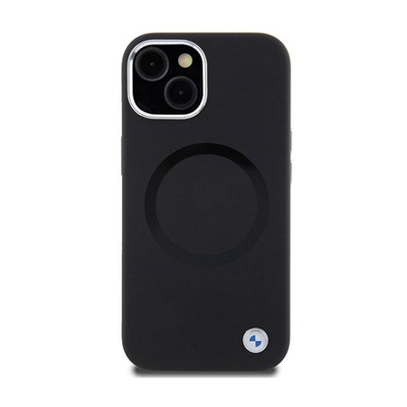 BMW Signature Liquid Silicone MagSafe - Hülle für iPhone 15 Plus (Schwarz)