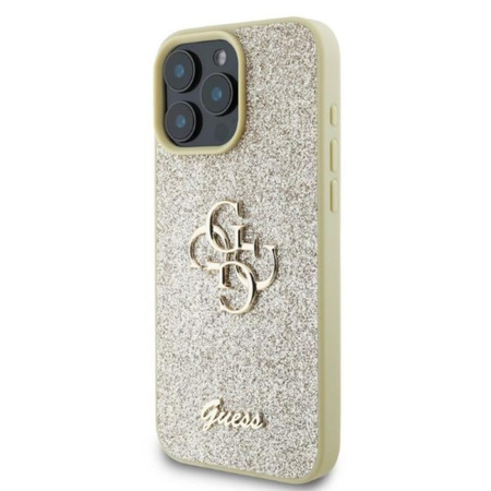 Guess Fixed Glitter Big 4G - Case iPhone 16 Pro Max (gold)