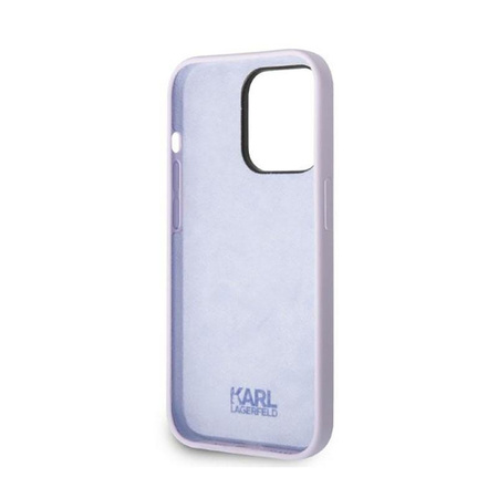 Karl Lagerfeld Silicone NFT Ikonik - iPhone 14 Pro Case (violet)