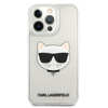 Karl Lagerfeld Choupette Head - pouzdro pro iPhone 13 Pro Max (čiré)