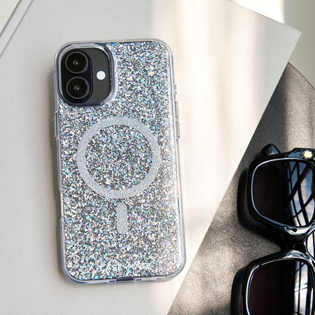 Case-Mate Twinkle Disco MagSafe do iPhone 16 Plus – Blask i Ochrona w Jednym
