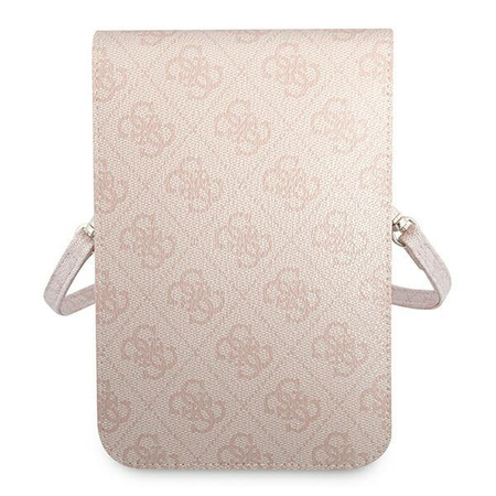 Guess Wallet 4G Triangle Logo Phone Bag - Smartphone and Accessory Bag (Pink)