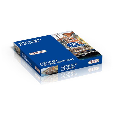 Artist & Co - Akrilfesték készlet 36 ml-es tubusban 18 színben