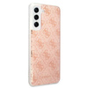 Guess 4G Glitter - Etui Samsung Galaxy S21 FE (różowy)
