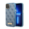 Guess 4G Logo Platte MagSafe - iPhone 13 Tasche (blau)
