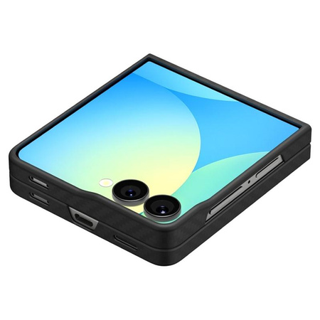 Spigen Airskin Aramid – Hülle für Samsung Galaxy Z Flip 7 (Schwarz)