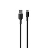 PURO ICON Soft Cable - kabel USB-A na USB-C 1,5 m (černý)
