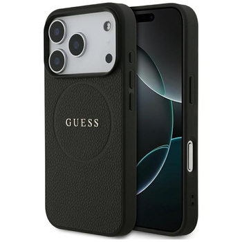 Guess Grained Ring MagSafe - iPhone 17 Pro Case (black)