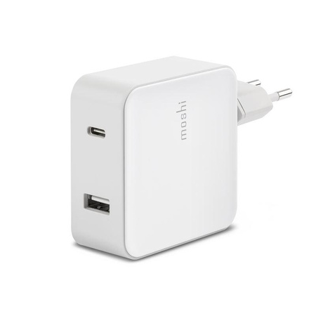 Moshi ProGeo USB-C PD Wall Charger - USB-C Power Delivery + USB síťová nabíječka, 42W (EU)