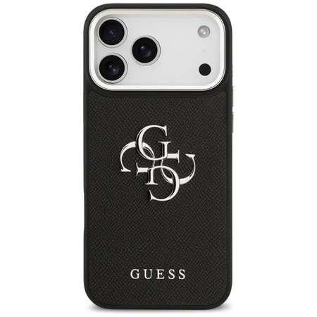 Guess Grained Big 4G Classic Logo - Case iPhone 17 Pro Max (black)