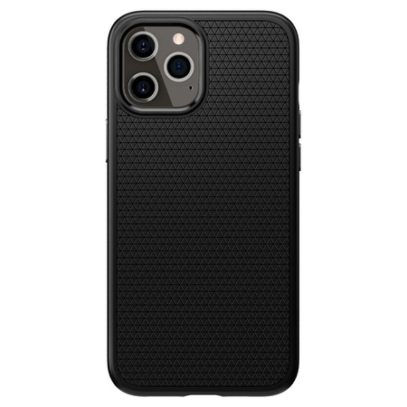 Spigen Liquid Air - Hülle für iPhone 12 Pro / iPhone 12 (Schwarz)