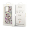 Guess Flower MagSafe - iPhone 14 Pro Case (Transparent)