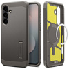 ETUI DO GALAXY S25 FE do MAGSAFE SPIGEN TOUGH ARMOR ORYGINALNE SZARE CASE