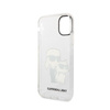 Karl Lagerfeld IML Glitter NFT Karl & Choupette - iPhone 11 Hülle (Transparent)