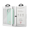 Guess Silicone Vintage - Coque iPhone 11 Pro Max (vert)