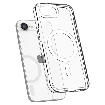 Spigen Ultra Hybrid MagSafe - pouzdro pro iPhone 16e (bílé)