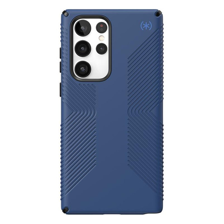 Speck Presidio2 Grip - Samsung Galaxy S22 Ultra tok MICROBAN bevonattal (Coastal Blue/Storm blue)