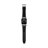 Karl Lagerfeld Saffiano Monogram - řemínek pro Apple Watch 38/40/41 mm (černý)