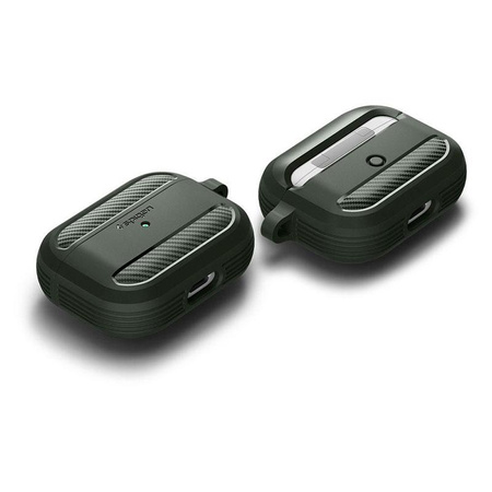 Spigen Rugged Armor - Pouzdro pro Apple Airpods Pro (Zelené)