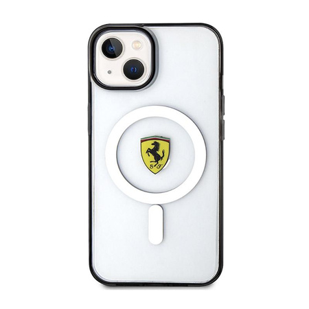 Ferrari Outline Magsafe - Case for iPhone 14 (Transparent)