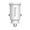 Baseus Grain - Nabíječka do auta 2 x USB, 5 V / 3,1 A (bílá)