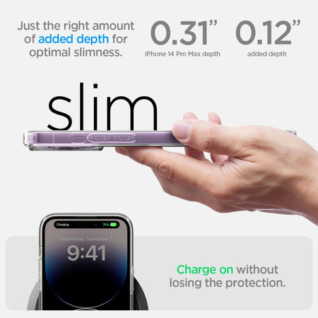 Spigen Ultra Hybrid MagSafe - Hülle für iPhone 14 Pro Max (Frost Clear)