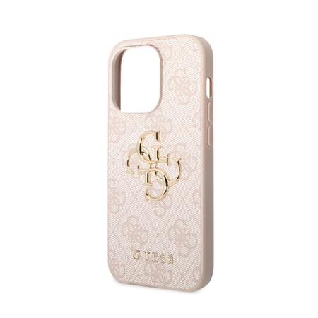 Guess 4G Big Metal Logo - iPhone 15 Pro Case (pink)