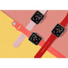 PURO ICON - Elastic Sports Strap for Apple Watch 42/44/45 mm (S/M & M/L) (red)