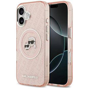 ETUI DO IPHONE 17 do MAGSAFE KARL LAGERFELD ORYGINALNE RÓŻOWE MODNE CASE