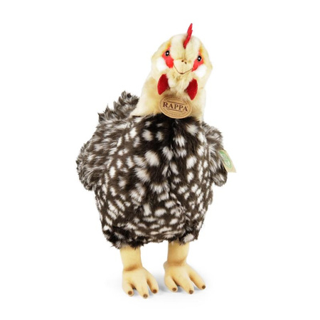 Rappa - Plüss valósághű kabalafigura Tyúk tojással, 33 cm-es, környezetbarát