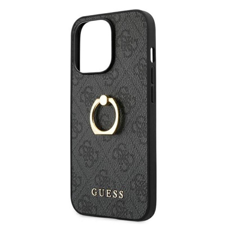 Guess 4G Ring tok - iPhone 13 Pro tok (szürke)