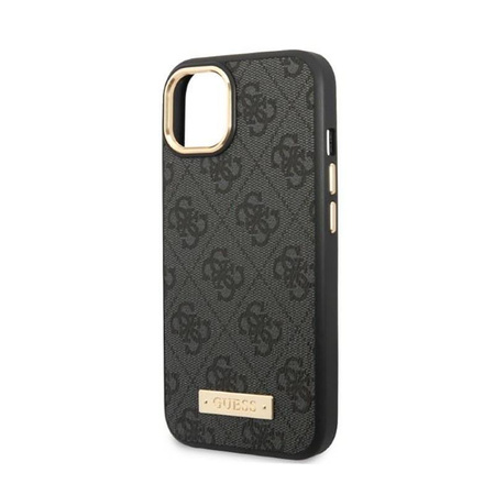 Guess 4G Logo Plate MagSafe - iPhone 13 Case (black)