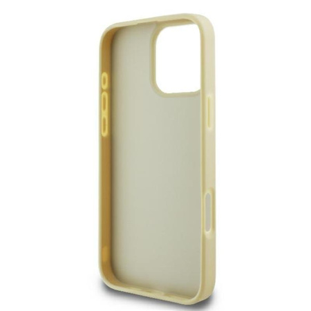 Karl Lagerfeld fém aláírása - iPhone 16 Pro tok (arany)