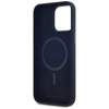 Karl Lagerfeld Silicone Shadow Metal Initial MagSafe - Etui do iPhone 15 Pro (czarny)