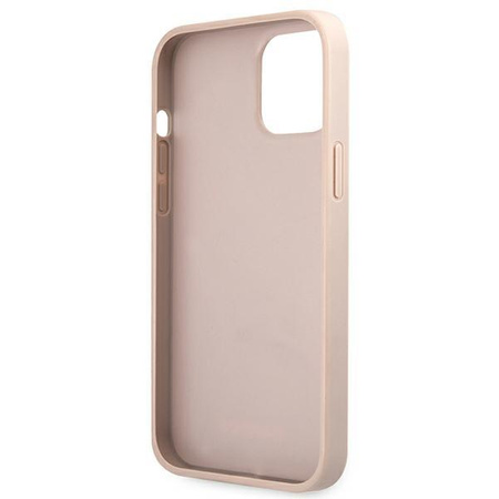 Guess 4G Metal Gold Logo – Etui iPhone 12 Pro Max (różowy)