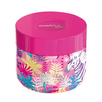 Quokka Whim Kids Food Jar - Thermo-Lunchbox / Kinder-Lunch-Thermoskanne 369 ml (Zebras)