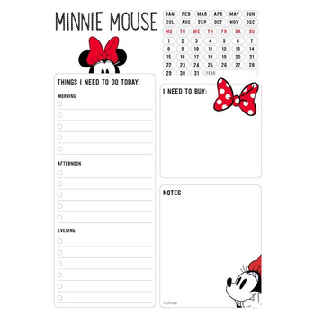 Minnie Mouse - Tagesplaner 54 Seiten A5