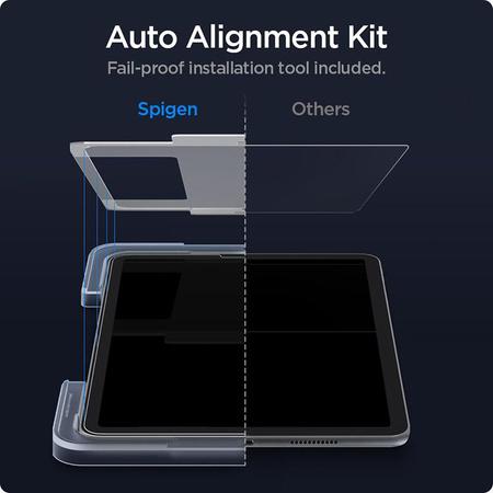 Spigen GLAS.TR EZ FIT - Edzett üveg Apple iPad Pro 11" / iPad Air 10.9" (5.-4. gener.) (átlátszó)