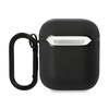 BMW Leather Color Lines - pouzdro pro AirPods 1/2 generace (černé)