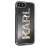 Karl Lagerfeld Logo Karl - Case iPhone SE 2020 / 8 / 7 (Gold Glitter)