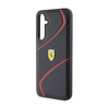 Ferrari Twist Metal Logo - Etui Samsung Galaxy S23 FE (czarny)