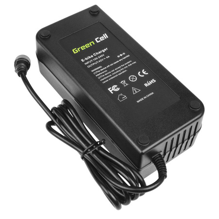 Green Cell - 42V 4A (RCA) Charger for 36V Electric Bike Battery