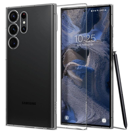 Spigen Airskin - Etui pour Samsung Galaxy S23 Ultra (Transparent)