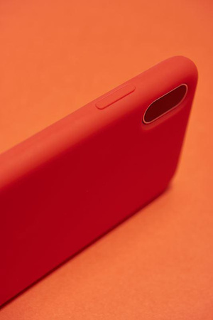 PURO ICON Cover - Coque iPhone Xs / X (rouge)