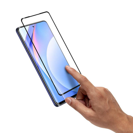 Crong 3D Armour Glass - Verre trempé 9H Full Glue pour l'ensemble de l'écran du Xiaomi Mi 10T Lite