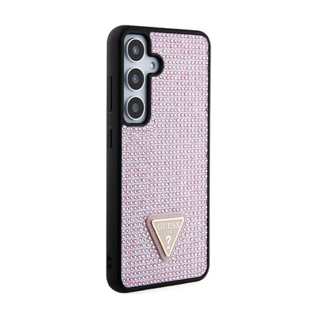 Guess Rhinestone Triangle - Case Samsung Galaxy S24 (Pink)