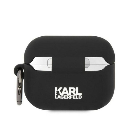 Karl Lagerfeld Silikonové pouzdro Karl & Choupette - AirPods Pro (černé)