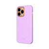 Moshi Napa Slim MagSafe - Ledertasche für iPhone 14 Pro Max (Lavendel-Lila)