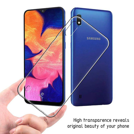 Crong Crystal Slim Cover - Samsung Galaxy A10 tok (átlátszó)